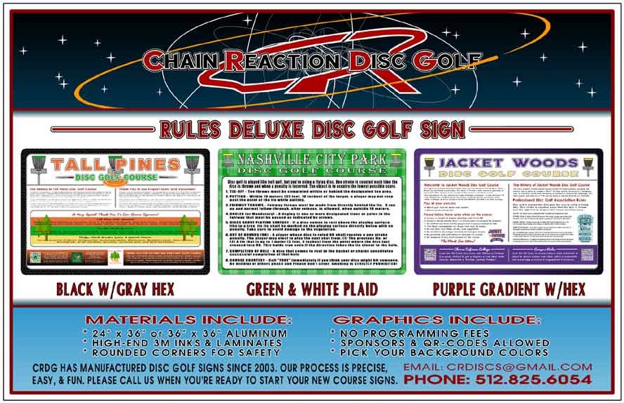 RULES DELUXE SIGN