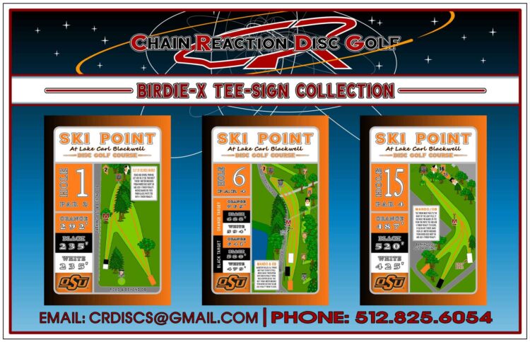 Chain Reaction Disc Golf Birdie-X Tee Sign Hero-8