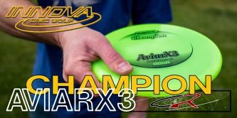 Innova Champion AviarX3 Golf Discs in Lime Green