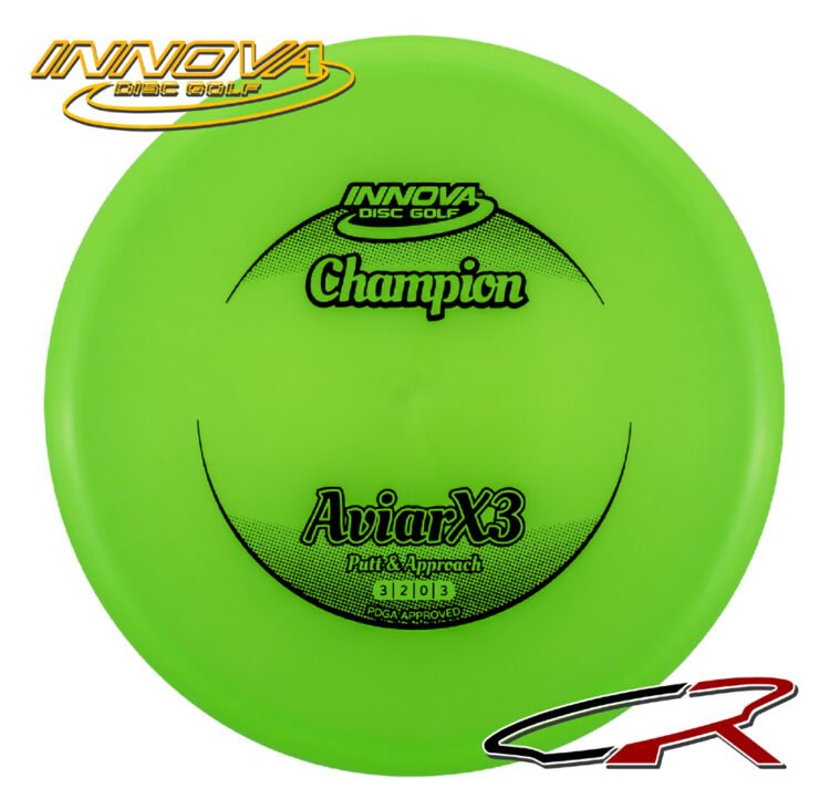 Innova Champion AviarX3 Golf Discs in Lime Green