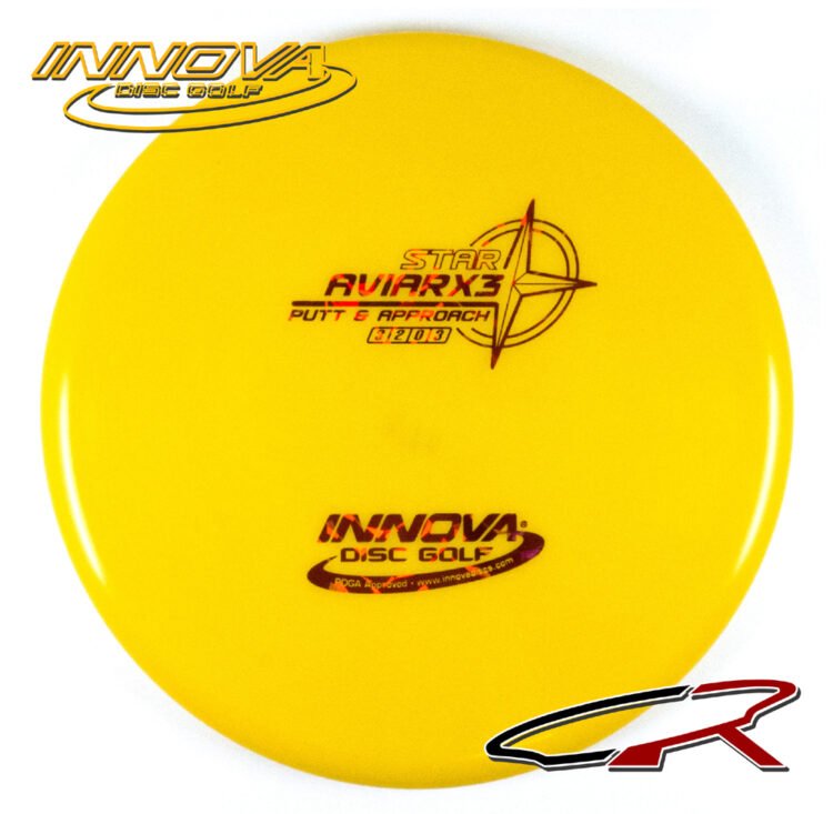 Innova Star AviarX3 Golf Disc in Yellow